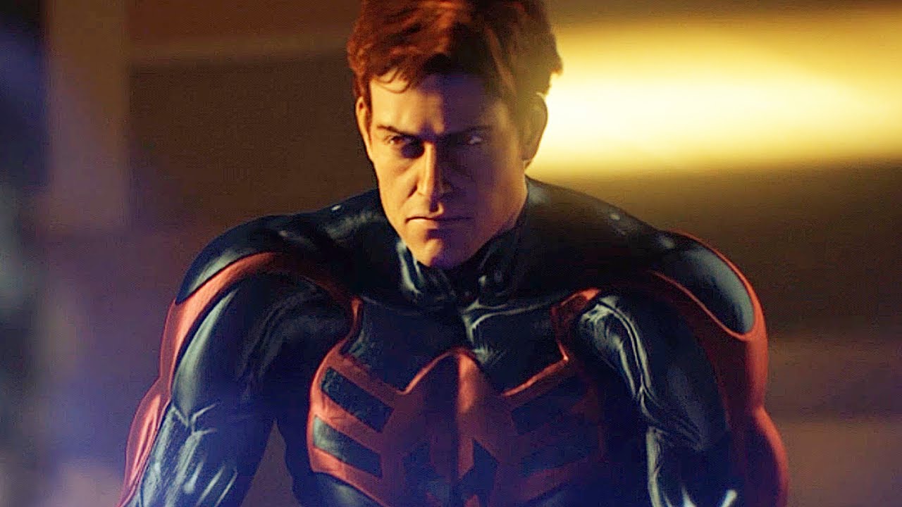 Spider-Man 2099 Fights His Half Brother Scorpion Scene - Spider-Man Shattered Dimensions