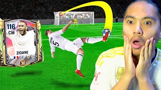 Kartu Ter-OP Zidane MAX OVR++ Ngak ada Obat! di FC Mobile