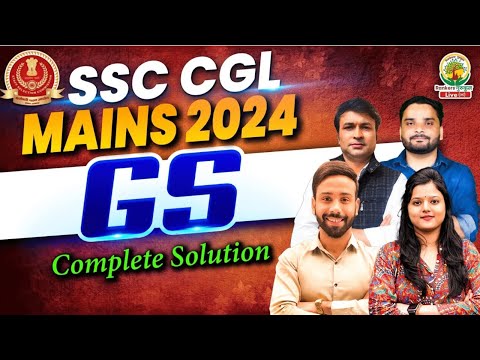 🔥SSC CGL MAINS 2024 || 18 & 20 JAN || GS COMPLETE SOLUTION BY RANKERS GURUKUL TEAM #ssccglmains2024