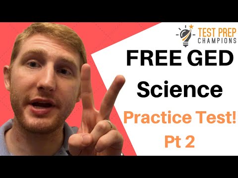 FREE GED Science Practice Test 2020 Pt 2!