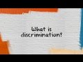 Understanding Discrimination and Equality