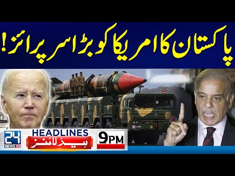 Pakistan Huge Surprise To America - US Sanctions On Pakistan Missile Program - 9pm News Headlines