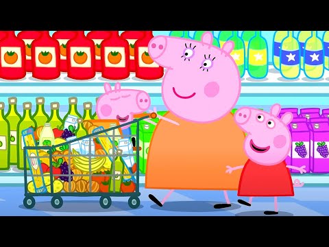 Peppa Pig Goes Grocery Shopping! 🐷 | Peppa Pig | Full Episodes | Collection | Cartoons for Kids