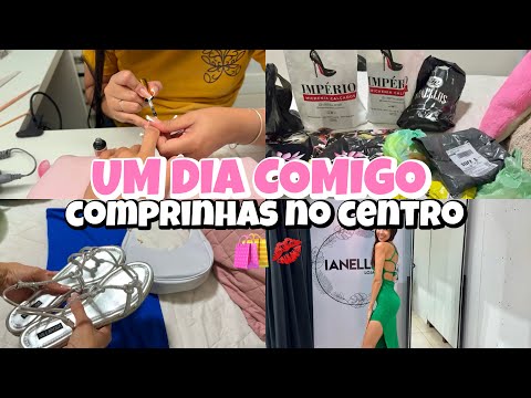 fui no centro| comprei biquíni| roupa e calçados| fui na psicóloga| ensinei a fazer crepioca💖🛍️