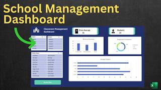 How to Create a School Management Dashboard in Excel Step-by-Step (With Navigation Bar)