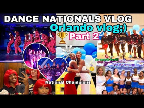 DANCE NATIONALS! Orlando vlog…PART 2 | Trincredible ❤️