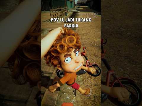 jadi tukang parkir #meme #tukangparkir #relateable #animasilucu #animasiindonesia #animasimantoon