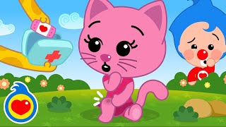 ❤️‍🩹 No More Ouchies | The Boo Boo Song 🎶 Nursery Rhymes & Kids Songs by Plim Plim-The Kindness Hero