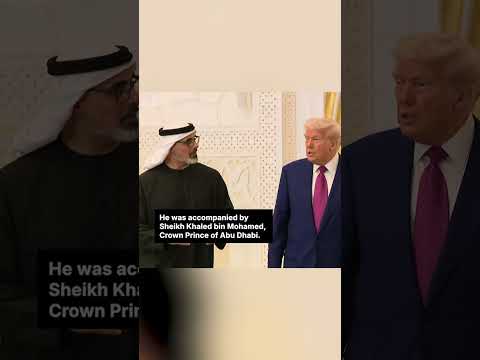 Trump visits Sheikh Zayed Grand Mosque with Crown Prince of Abu Dhabi