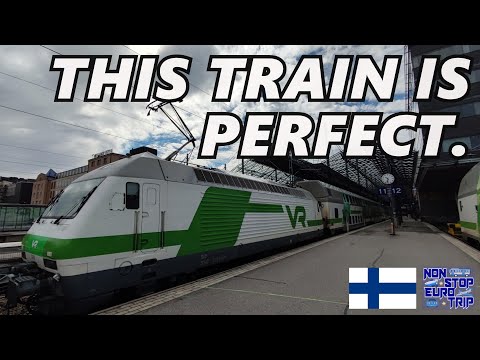 Finland's FANTASTIC Intercity Train Along the Russian Border