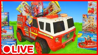 İtfaiyeci Çocuklar 🚒 Kurtarma Ekibiyle Gün Kurtarıyor | Eğitici İtfaiye Araçları | Kidibli