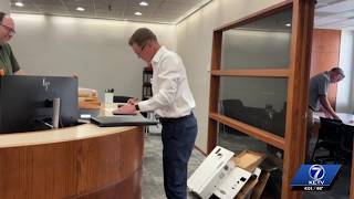 YouTube video thumbnail: Brett Lindstrom Submits Signatures to Qualify for Nebraska Governor's Race