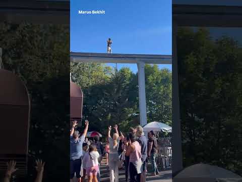 Video shows child on monorail track at Hersheypark