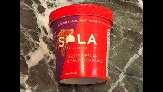 Ice Cream Review: Sola's Butter Pecan and Salted Caramel