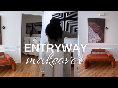 MODERN ENTRYWAY MAKEOVER with HOMARY | homewithluchi