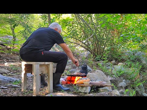 BAHÇE SEZONU BAŞLADI | Dereden Su Çekme - Damlama Sulama - Sebze Dikimi ve ZİYAFET Zamanı