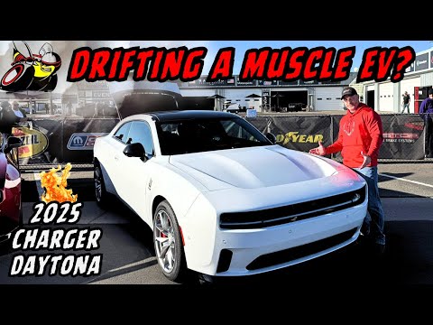 TRYING to Drift and Drag Race the 2025 Charger Daytona Scatpack!  What could go Wrong?