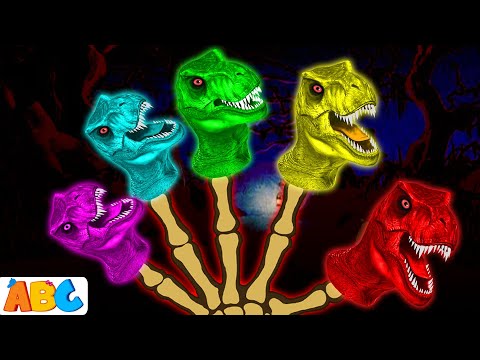 🦖Learn all about the T-REX DINOSAURS - BEST Finger Family Song | All Babies channel