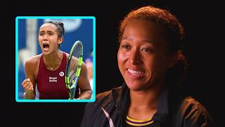 Naomi Osaka interview after beating Leylah Fernandez