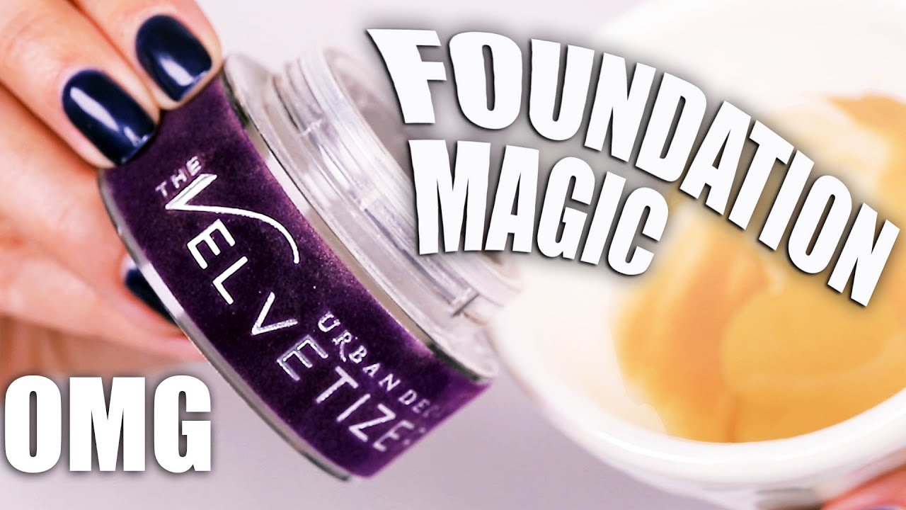 MIXING LOOSE POWDER IN LIQUID FOUNDATION? AMAZING RESULTS OMG