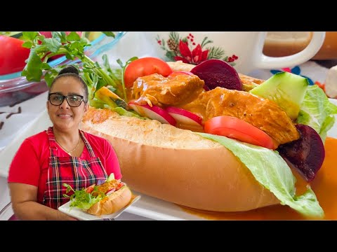 PANES CON POLLO TRADICIONALES SALVADOREÑOS PARA NAVIDAD, FIESTAS, REUNIONES