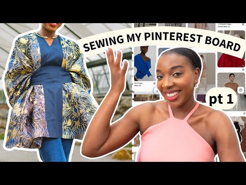 I Made a Kimono Style Dress from My Pinterest Board