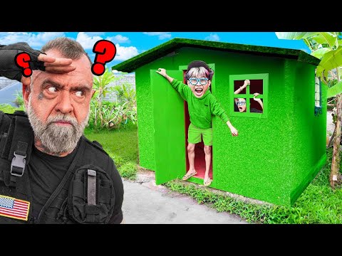 I Built SECRET Rooms in PUBLIC!! Hidden Door You'd NEVER Find!