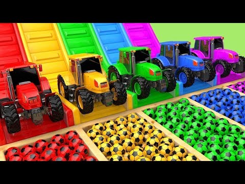 TOY CARTOON TOY HELICOPTER & VIDEO CRANE, JCB, TRACTOR, BUS, TRAIN, CAR, TOYS KID | Wheel On The Bus