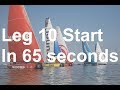 Leg 10 Start in 65 seconds | Volvo Ocean Race 2017-18