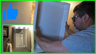 Botiquin con Espejo Empotrado / How to  Install Medicine Cabinet in Wall.