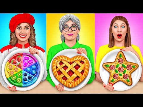 Me vs Grandma Cooking Challenge | Funny Situations and Fails by Mega DO Challenge