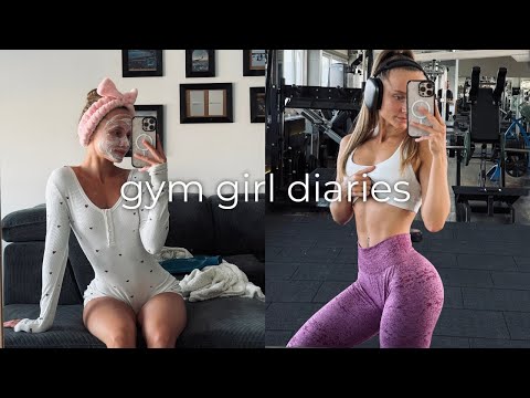gym girl vlog: skin care, glute workout & flying to Austria ♡