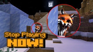 Se você OUVIR sons BIZARROS de uma RAPOSA, PARE DE JOGAR AGORA!" MINECRAFT TERROR