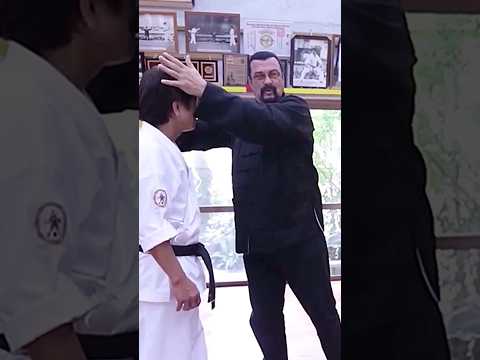 Steven Seagal and Tetsuhiro Hokama Sensei Hanshi 10th DanKenshikai Sohombu