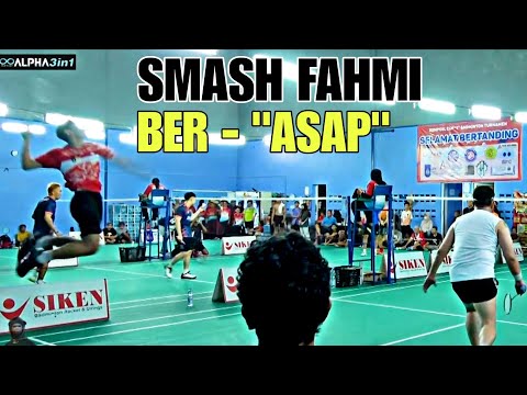 Akhirnya FAHMI Si Smash Petir Keluarkan Pukulan Sampai BERASAP 🔥  Kempol Cup