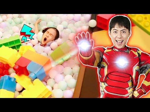 슈퍼 마슈! 키즈카페에서 친구들 도와주기! Mashu Rescue Mission with Super Hero - 마슈토이 Mashu ToysReview
