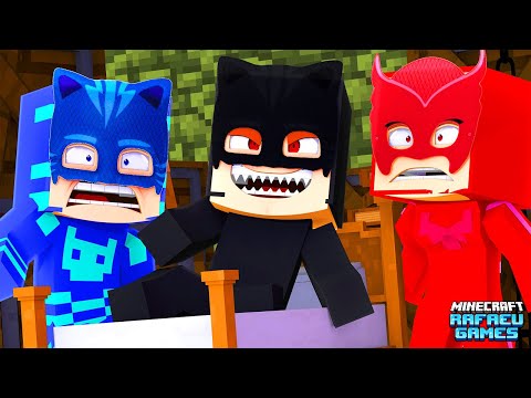 Menino GATO e CORUJITA encontraram o MENINO GATO REVERSO no Minecraft