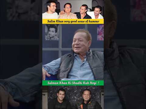 Salman Khan Dad Sharing His Wedding Stories #salmankhan