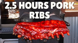 Pork Ribs Done Hot & Fast | Pellet Grill Ribs | Ribs Recipe