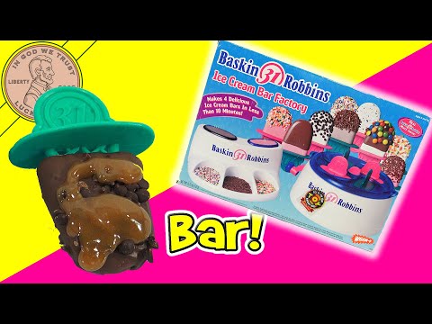 Baskin Robbins 31 Flavors Ice Cream Bar Factory By Whamo Maker Set