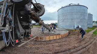 Pouring the New Bin