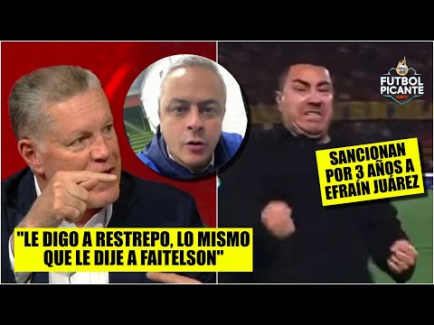 La sanción a Efraín Juárez es ABSURDA. Una ESTUPIDEZ que le hayan dado 3 AÑOS | Futbol Picante