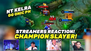 SRG OG the CHAMPION SLAYER? Streamers reaction to SRG OG after winning to M6 CHAMPION ONIC PH!