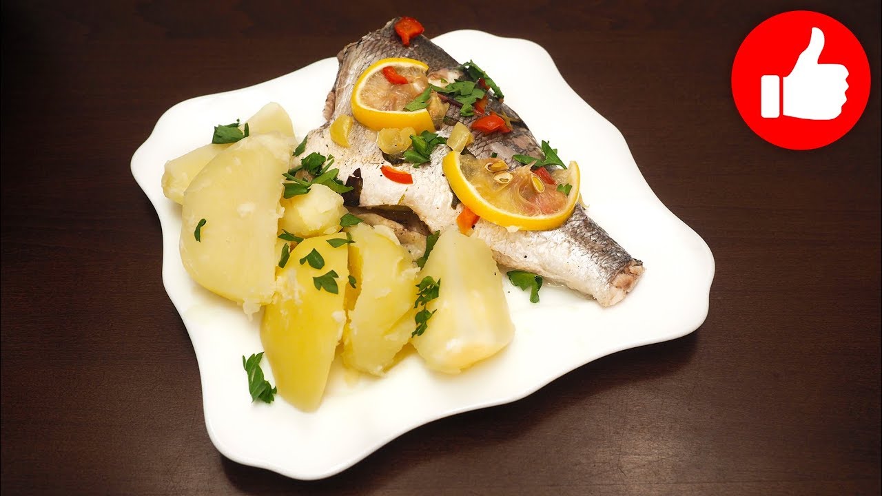 Два блюда в мультиварке, вкусная рыба на пару с отварной картошкой