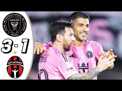 Inter Miami vs Sporting San Miguelito 3-1- HL & GoaIs - Preseason 2026