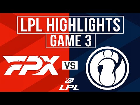 FPX vs IG Highlights Game 3 | LPL 2025 Split 1 | FunPlus Phoenix vs Invictus Gaming