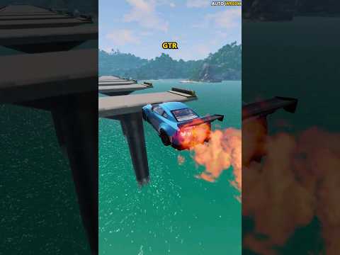 Car Vs Broken Bridge 🥲 #beamngdrive #games #car