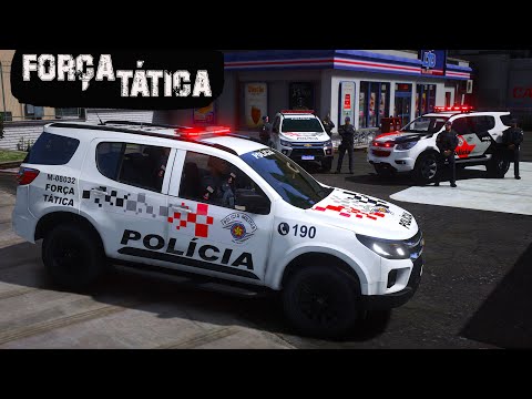 FORÇA TÁTICA OCORRÊNCIA de ASSALTO | GTA 5 POLICIAL