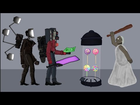 GRANNY vs Titan Speakerman, Titan tv Man - Funny Animation part 4