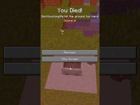 Die seltenste Todesnachricht in Minecraft
